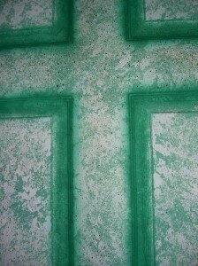 cimg2456 closeup of splatter effect. We did the walls and the doors like this.